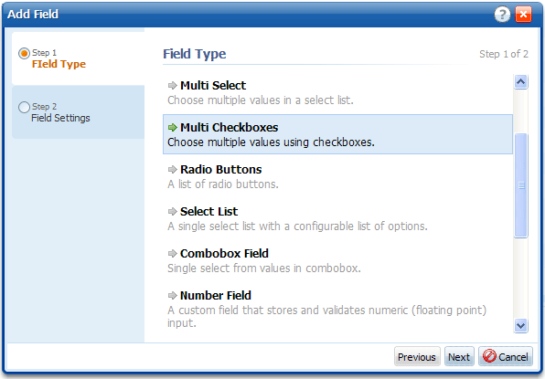 Custom Fields
