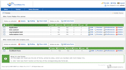 Screenshot 4: Using Form Maker Pro you can easily add web forms to every web site of yours.