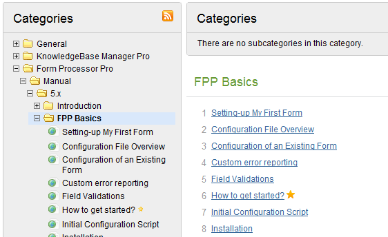 Favorite articles are marked with a little star icon in article lists and Favorite articles are marked with a little star icon in article lists and