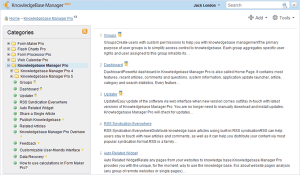 Featured articles