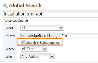 Search in subcategories. Backend. Knowledge base software.